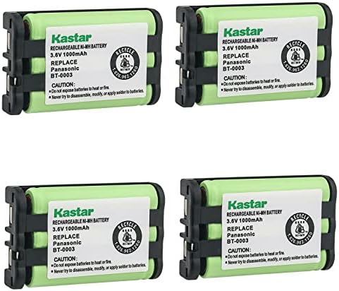 Kastar 4-Pack Pil Değiştirme için Danton Batt-BT3, BATTBT3, İmparatorluğu CPH-510, CPH510, Interstate Pil ATEL0023, TEL0023,