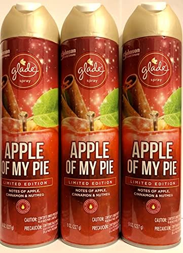 Glade Oda Spreyi Spreyi-Pastamın Elması-Tatil Koleksiyonu 2020 - Net Ağırlık. Kutu Başına 8 OZ (227 g) - 3 Kutu Paketi