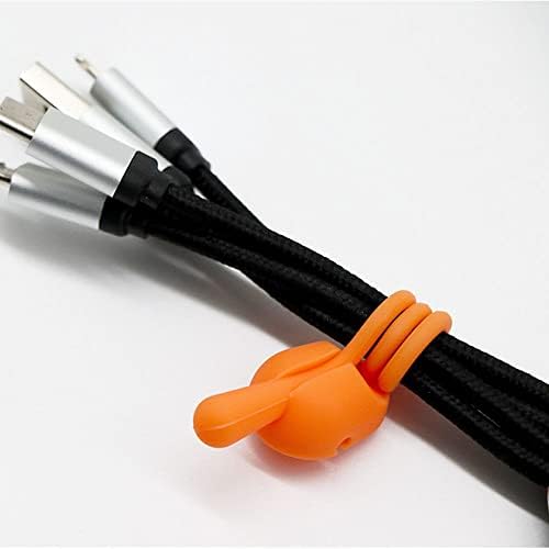 1 adet kablo düzenleyici Tel Kordon Kablo Düzenli Veri kablo kordonu Sarıcı Masaüstü Kablo Masası Organizatör USB şarj aleti