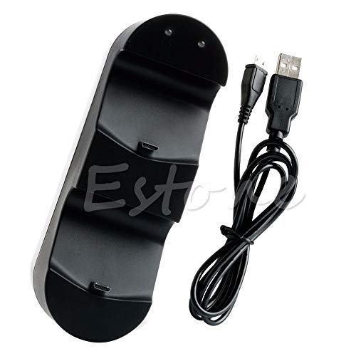 Playstation 4 PS4 Denetleyicisi için çift USB Şarj Şarj Cihazı Yerleştirme İstasyonu Standı-L060 Yeni