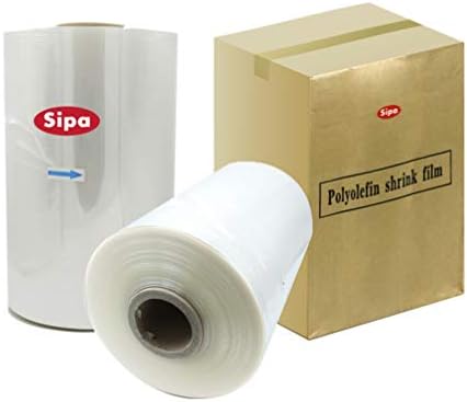 SIPA 14 75 Ölçer Poliolefin Shrink Film ısı Wrap POF Centerfold 3500' ayaklar (1)