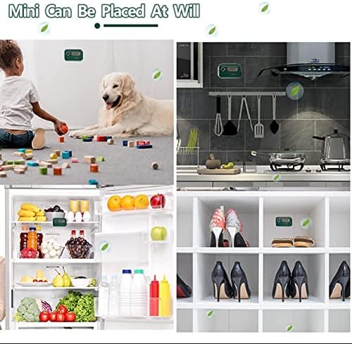 Awpland Mini Pet Çöp Genie için Ev, 10-Gün Pil Ömrü Kedi Kumu Koku Giderici ile 99 % Kokuları-Off, koku Eliminator için Araba