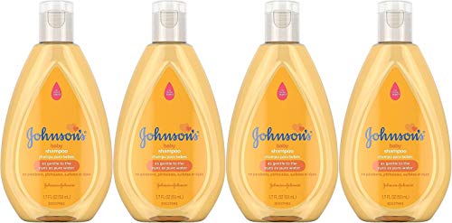 Johnson'ın Bebek Şampuanı, Seyahat Boyutu, 1.7 Ons (4'lü Paket)