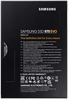 Samsung 870 EVO 250GB SATA 2.5 Dahili Katı Hal Sürücüsü (SSD) (MZ-77E250)