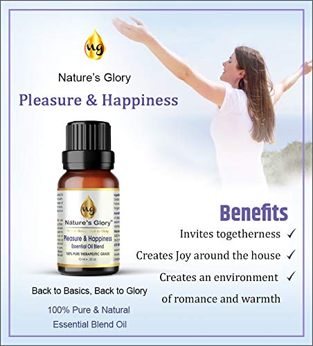 Natures Glory Aromaterapi Uçucu Yağ-Zevk ve Mutluluk Karışımı 15 ML