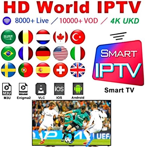 Uluslararası IPTV Hizmeti (Kanada/ABD/Hindistan/Pakistan/Avrupa/Çok Daha Fazlası) 1 Ay