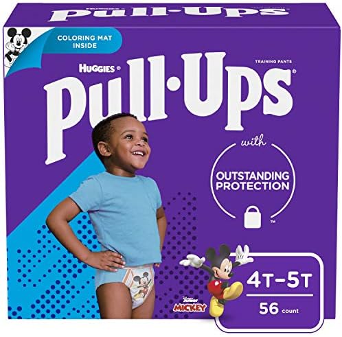 Pull-Up Erkek Lazımlık alıştırma külodu Eğitim Iç Çamaşırı Boyutu 6, 4 T-5 T, 56 Ct