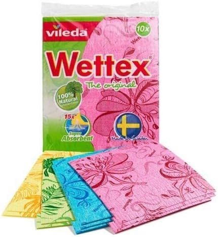 Wettex Orijinal 10'lu İsveç Süper Emici Bulaşık Bezi-Modern Sınırlı Sayıda