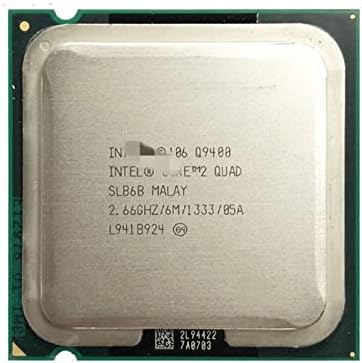 WMUIN CPU İşlemci 2 Quad Q9400 2.6 GHz Dört Çekirdekli CPU İşlemci 6 M 95 W 1333 LGA 775 Bilgisayar Donanımı