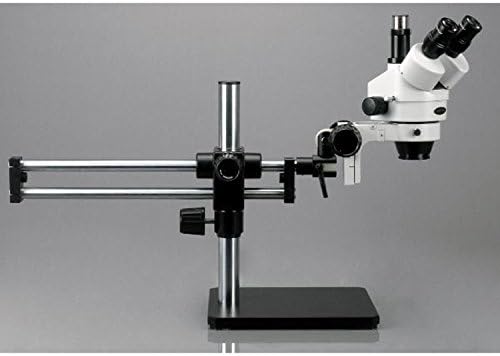 AmScope SM-5T Profesyonel Trinoküler Stereo yakınlaştırmalı mikroskop, wh10x Göz Mercekleri, 7X-45X Büyütme, 0.7 X-4.5 X Zoom