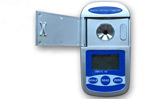 MeterTo Taşınabilir Dijital LCD Refraktometre TD-45 Aralığı 0-45 % Şeker (Brix) ± 0.2 % Sıcaklık ± 0.5°C