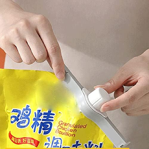 Taze Tutma Süt Tozu Aperatif Mühür Aracı Deşarj Meme Mutfak Organizasyon Gıda Sızdırmazlık Klip saklama çantası Kelepçe ile Dökün