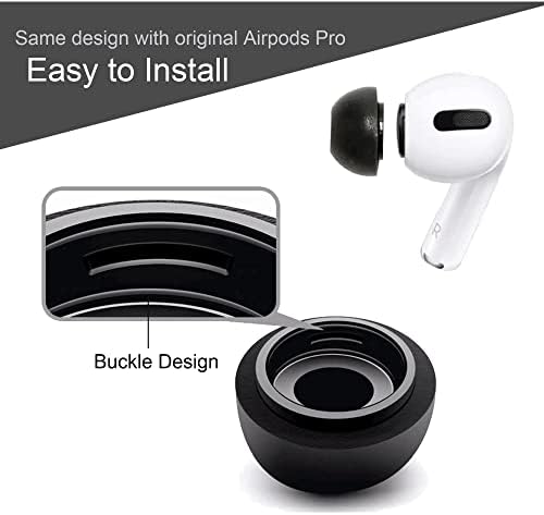 2-Pairs Airpod Pro Kulak Ucu ile Uyumlu Küçük Boyutu Sadece, Apple Airpods Pro Kulak İpuçları Bellek Köpük Kaymaz, Kablosuz Kulak