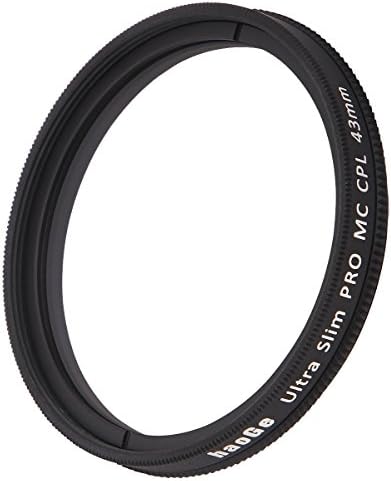 Haoge 43mm MC CPL Multicoated Dairesel Polarize Polarize Lens Filtre Canon VIXIA için HF R800, HF R82, HF R80, HF R60, HF R600,