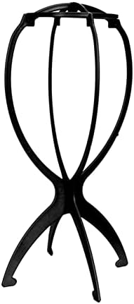 ZZZYW 1 Adet Ayarlanabilir Peruk Tutucu Plastik Şapka Ekran Peruk Kafa Tutucu 18x36 cm Tutucu Taşınabilir Katlanır Peruk Tutucu