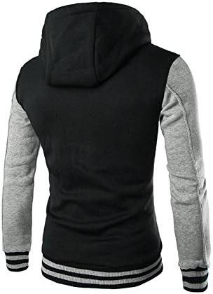 GREFER Gümrükleme Yeni Erkekler Retro Uzun Kollu Hoodie Kapüşonlu Sweatshirt Tops Ceket Kaban Dış Giyim