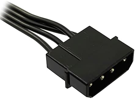 Comeap Molex 5x SATA Güç Uzatma Sabit Sürücü Kablosu Splitter Adaptörü 24-inç (60 CM)