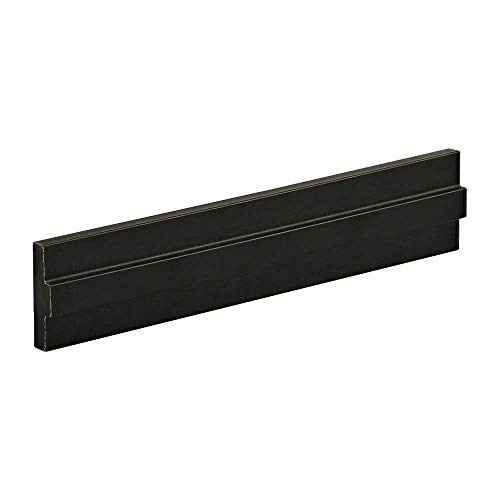 6701, 10 Serisi, Siyah Tek Anahtarlı Standart Yatak Pedi Profili x 12 Uzun