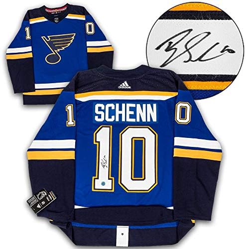 Brayden Schenn St. Louis Blues İmzalı Adidas Forması-İmzalı NHL Formaları