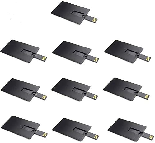 100 Paket İşletme Kredisi Beyaz / Siyah Kart 2.0-USB Flash Sürücüler (2.0 / 64GB, Beyaz)