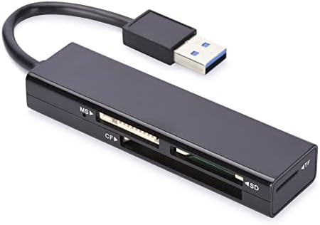 Evimdeyokyok 4 Port USB 3.0 Kart Okuyucu, Ms, Sd, T-Flash, Cf Hafıza Kartlarıyla Uyumlu, Siyah Renkli Ednet (70520)
