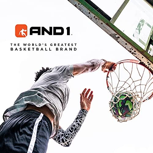 AND1 Taktik Softech Kauçuk Basketbol (Sönük w / Pompa Dahil): Streetball, Kapalı / Açık Basketbol Oyunları için Yapılmış