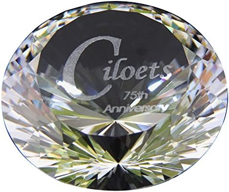 Ücretsiz Özel Kazınmış Kristal Diamonds Paperweight (Temizle) Kristal Cam Ödülü Mezuniyet için, Tanıma, Başarı, Takdir,