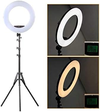 BLLXMX makro ve Ringlight yanıp söner kamera ve fotoğraf aydınlatma sıcaklık göz lambası halka ışık kablosuz uzaktan kumanda