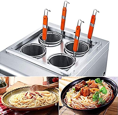 SH-CHEN Ticari 4 Delik Makarna Ocak Makinesi Elektrikli Erişte Pişirme Makinesi Paslanmaz Çelik Spagetti Maker 220 V Şehriye