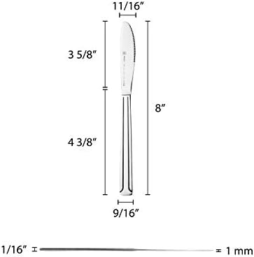 Thunder Group Sofra Takımı-1.5 mm paslanmaz çelik yemek bıçağından Domilion orta ağırlık 18/0, düzine gelir