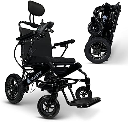 2021 Yeni Katlanır Ultra Hafif Elektrikli Tekerlekli Sandalye, Silla de Ruedas Electrica, Havayolu Onaylı ve Hava Yolculuğuna