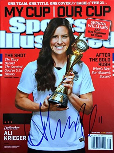Ali Krieger ABD Kadınlar Dünya Kupası Futbol İmzalı Sports Illustrated 7/20/15