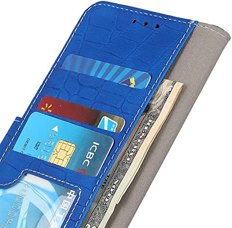 Telefon Flip Case Kapak Için Xiaomi Redmi Not 10 5G Timsah Desen deri cüzdan Telefon Kılıfı Kart Yuvası Telefon Kılıfı telefon