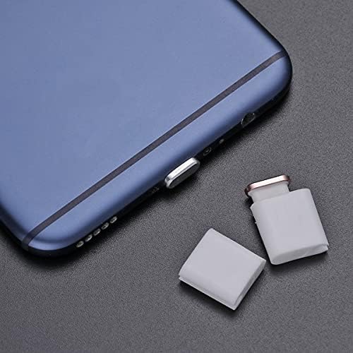 2 pcs Tipi - Toz Fiş USB şarj portu Koruyucu Alüminyum Alaşım Kapak için Akıllı Telefon Aksesuarları Hediyeler için Erkek Kadın