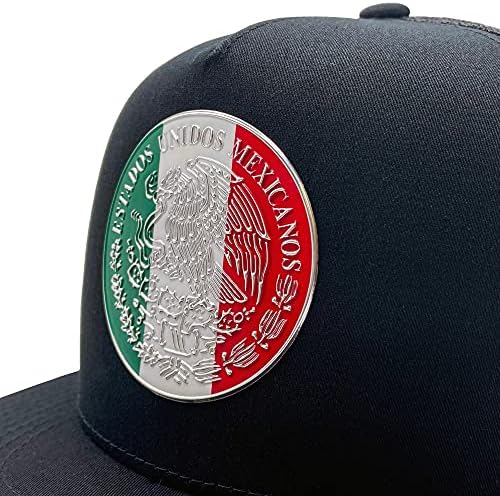 Gurur Meksika Bayrağı Şapka Erkekler Kadınlar Parlak Detaylı Özel Kalkan Yama Beyzbol şapkaları Meksika Kartal