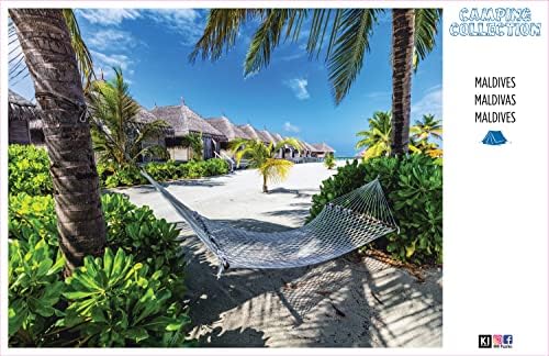 1000 Parça Bulmaca Yetişkinler için Kartpostal Plaj Yaşam Maldivler 27X20 Fotoğraf Sanatı Kİ Bulmacalar Jigsaw