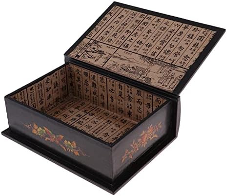 cfslp Dekoratif Ahşap Kutu Vintage Çiçek Desen Hatıra Saklama Kutuları Hediyeler için Çin Tarzı, Ev Süslemeleri