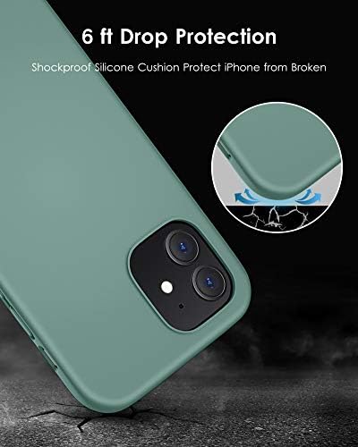 DTTO iPhone 12 Mini Kılıf ile Uyumlu, Darbeye Dayanıklı Silikon [Romantizm Serisi] Kapak [Gelişmiş Kamera ve Ekran Koruması]
