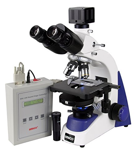 UNICO G397T - LED Mikroskop, Trinoküler, 10X Geniş Alan Mercek, 10X Achromat, 20X & 40X Planı, 100X Yarı Planı, NA 1.25 Kondenser,