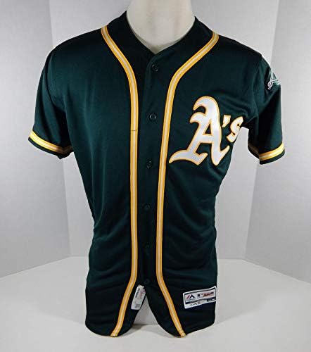 2019 Oakland Atletizm Boş Oyun Yayınlanan Koyu Yeşil Jersey 150 P Majestic 40 64 S-Oyun Kullanılan MLB Formalar