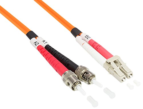 İyi Bağlantılar LWL Dubleks Yama Kablosu LC-SC Çok Modlu 50/125 İnç Fiber Optik pembe OM4-Violett / Pembe 5 m