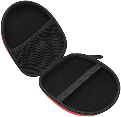 Jacksing Kulaklık Taşıma Organizatör, Fermuar Tasarım Taşınabilir Kulaklık Durumda Elastik Örgü Çanta için HD218 HD228 HD238(kırmızı)