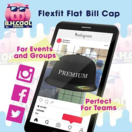 Borular-Flexfit 6210 Yapılandırılmış Düz Fatura Takılı Şapka
