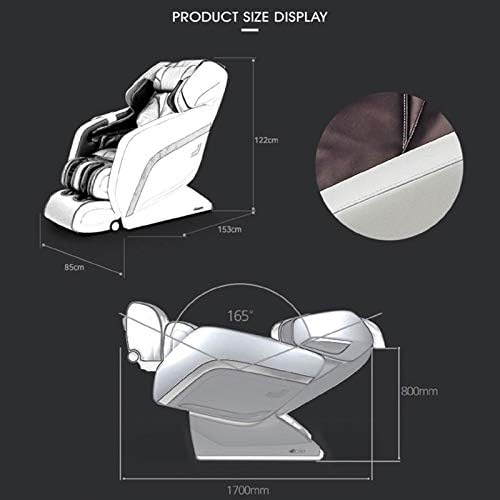 Sıfır Yerçekimi ile Masaj Koltuğu Recliner, 3D Tam Vücut Shiatsu Recliner Hava Basıncı ile Lüks Masaj Koltuğu, Bluetooth, ısı