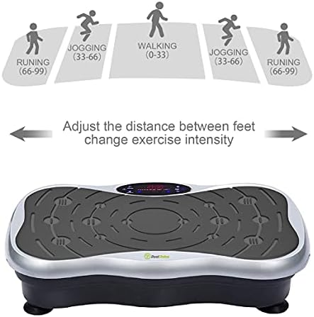 Gerçek Relax Mini Titreşim Plaka Egzersiz Makinesi Tam Tüm Vücut Egzersiz Ev Masaj ve Fitness Platformu Kilo Kaybı ve Tonlama,