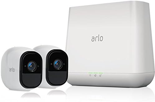Arlo Pro-Sirenli Kablosuz Ev Güvenlik Kamera Sistemi / Şarj Edilebilir, Gece görüş, İç / Dış Mekan, HD Video, 2 Yönlü Ses, Duvara