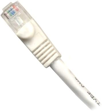 RiteAV-0,5 FT (0,2 M) RJ45/M'den RJ45 / M'ye Cat6 Ethernet Geçiş Kablosu-Mavi