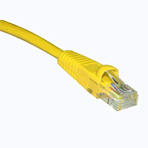 Cat6 Ethernet Yama Kablosu, 25 Fit, Sarı