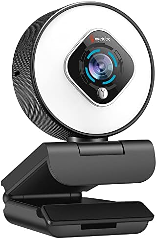 Streaming Webcam ile ışık-HD 1080 P Otofokus Bilgisayar Kamera ile Mikrofon USB Kamera ile Dijital Zoom için Xbox|PC|Masaüstü
