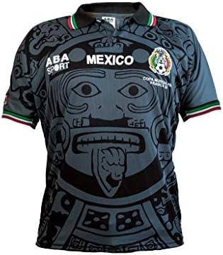 ABA Spor Meksika Siyah Otantik Gala Edition 1998 Dünya Kupası Futbol Forması